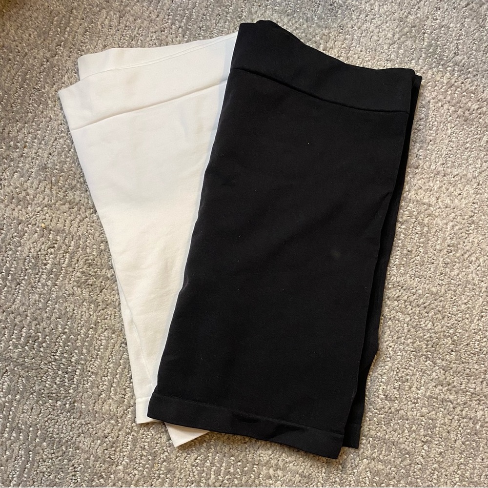 Bellaband maternity support belts by Ingrid and Isabelle, 1 black & 1 white, M/L